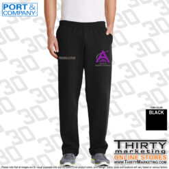 AAE Open-Bottom Sweatpants with Pockets