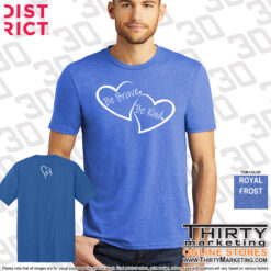 Alternative view of Be Brave Be Kind District® Perfect Tri® Tee