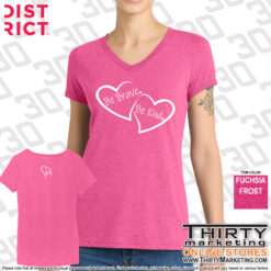 Alternative view of Be Brave Be Kind Perfect Tri® V-Neck Tee