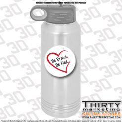 Alternative view of Be Brave Be Kind Decal