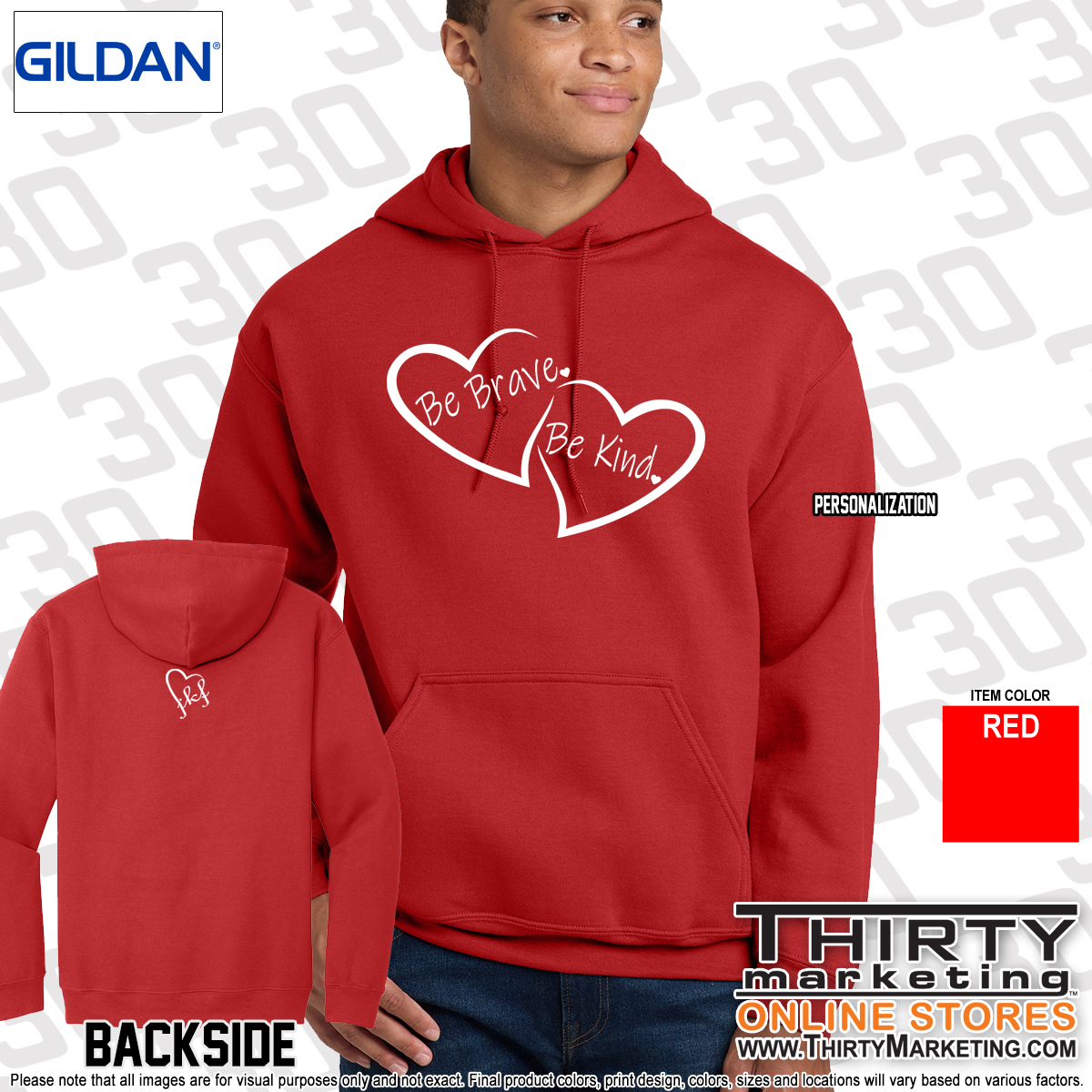 Be Brave Be Kind Hoodie - Image 4