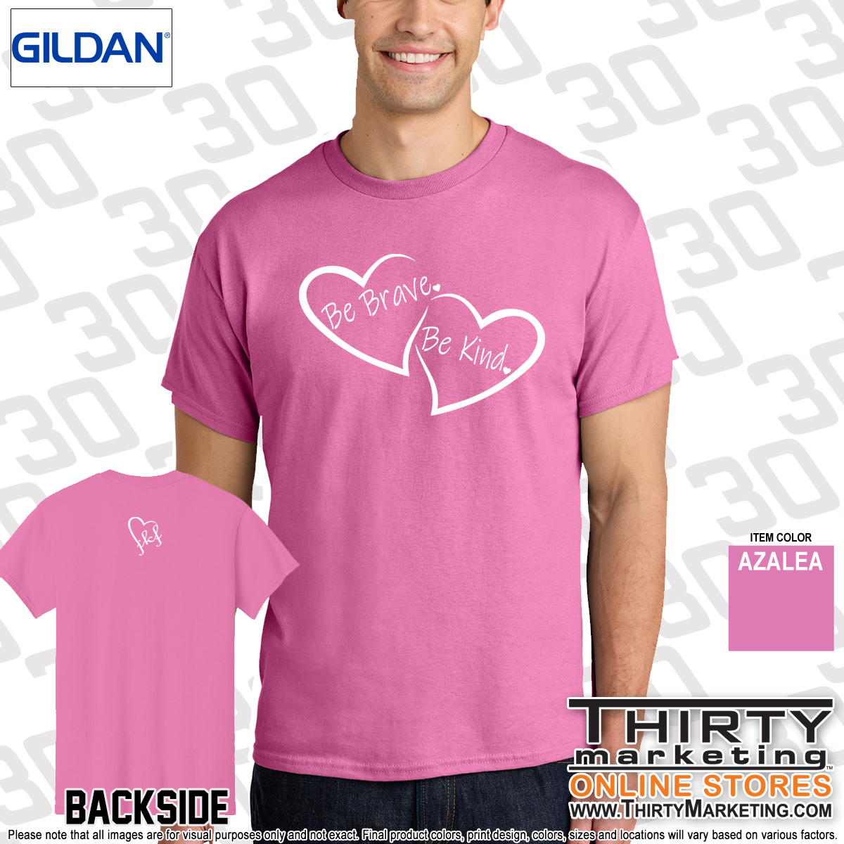 Be Brave Be Kind Cotton T-Shirt - Image 4