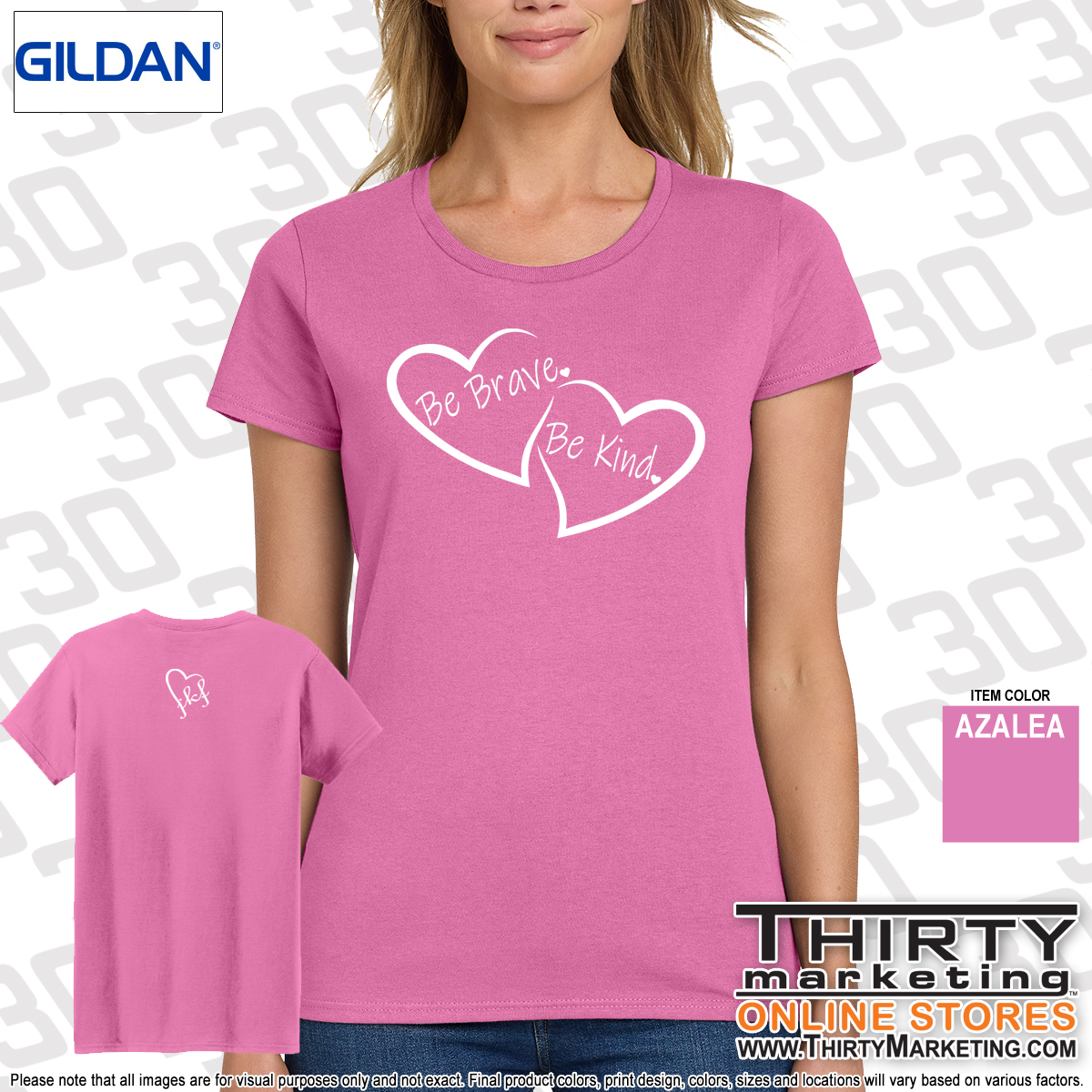 Be Brave Be Kind Cotton T-Shirt - Image 8