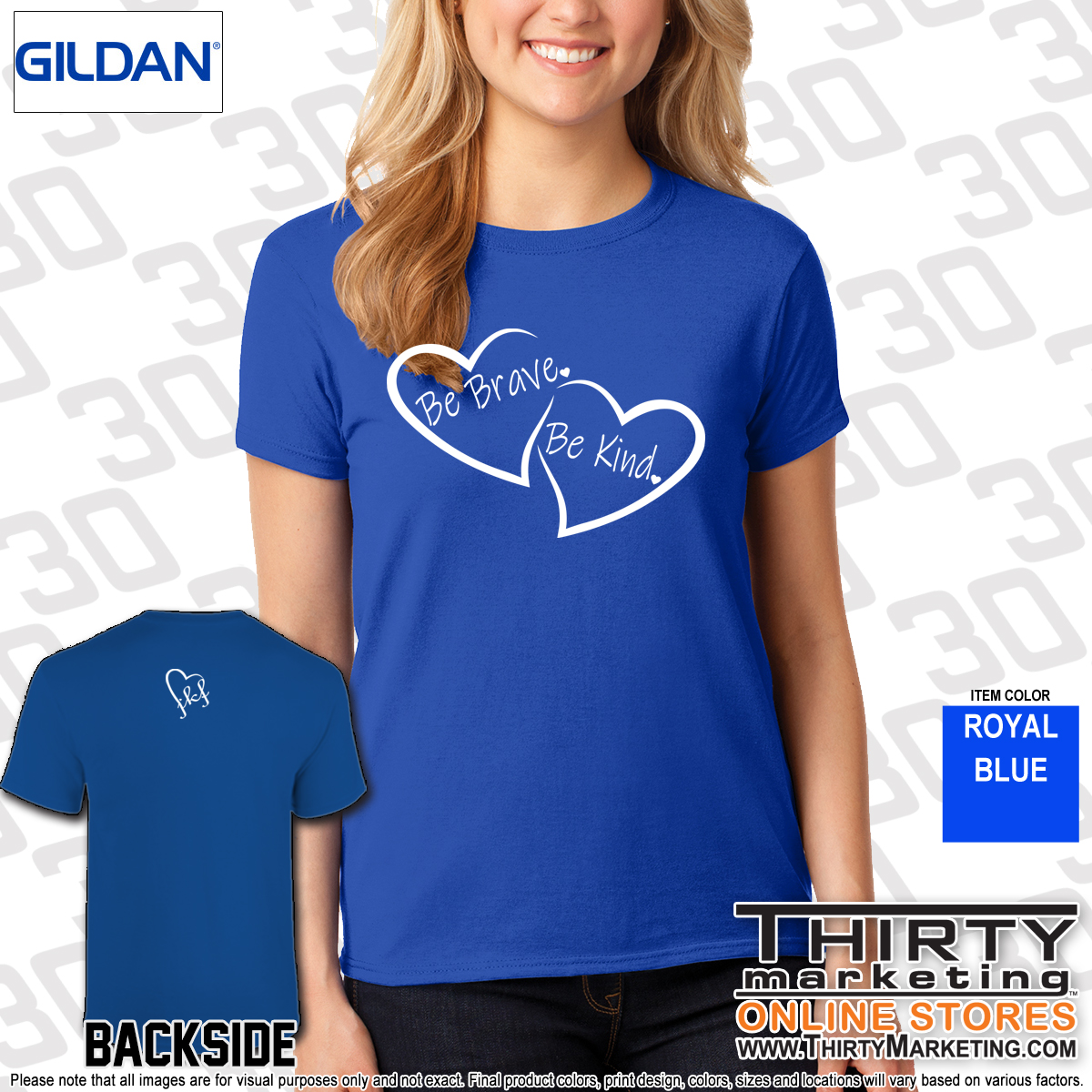 Be Brave Be Kind Cotton T-Shirt - Image 7