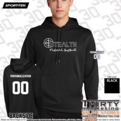 Alternative view of Stealth Fastpitch Softball Sport-Tek® Performance Fleece Hoodie