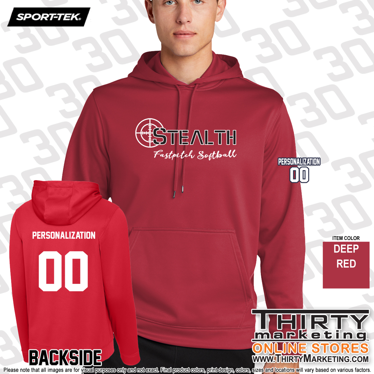 Stealth Fastpitch Softball Sport-Tek® Performance Fleece Hoodie
