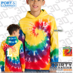 Ledyard Elementary Music Tie-Dye Hoodie