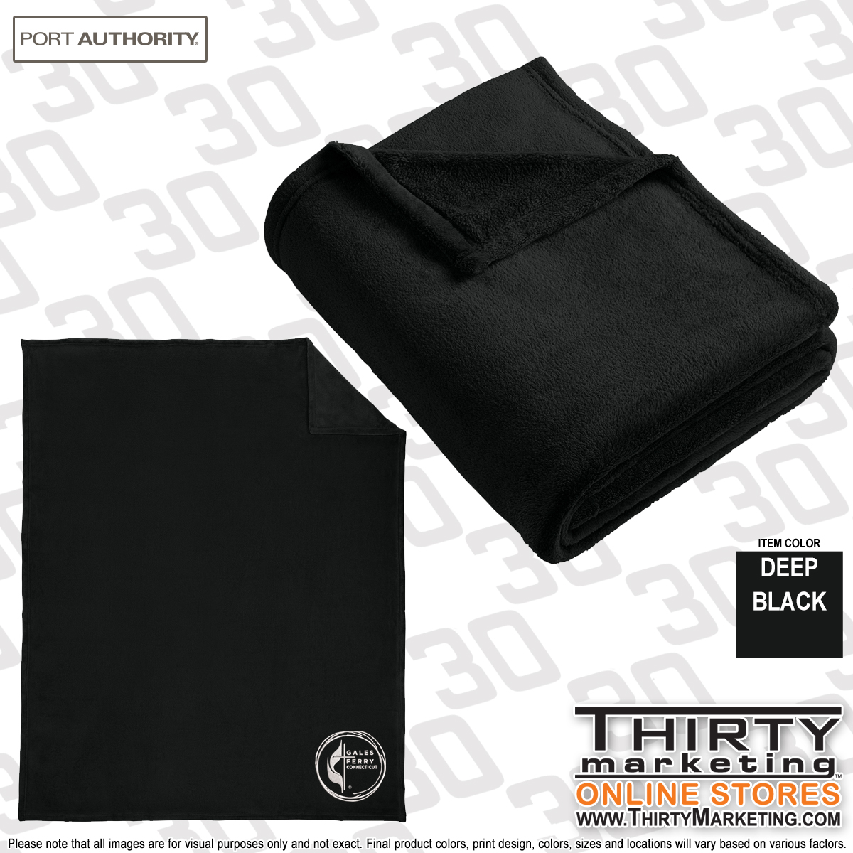 United Methodist Church Gales Ferry Ultra Plush Blanket - Image 2