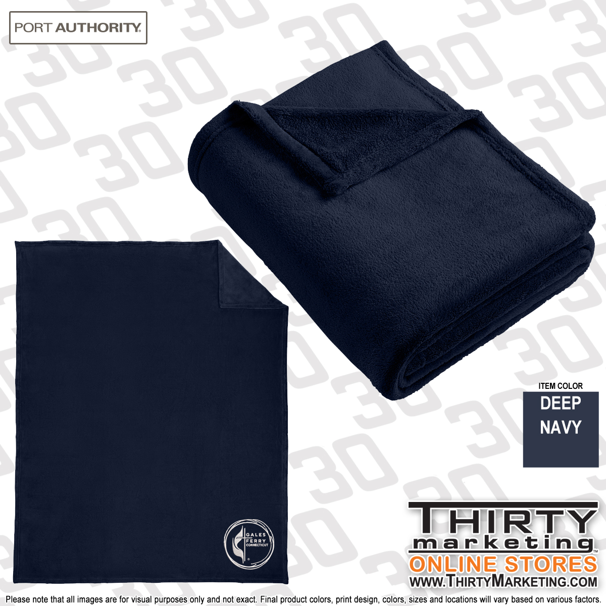 United Methodist Church Gales Ferry Ultra Plush Blanket - Image 3