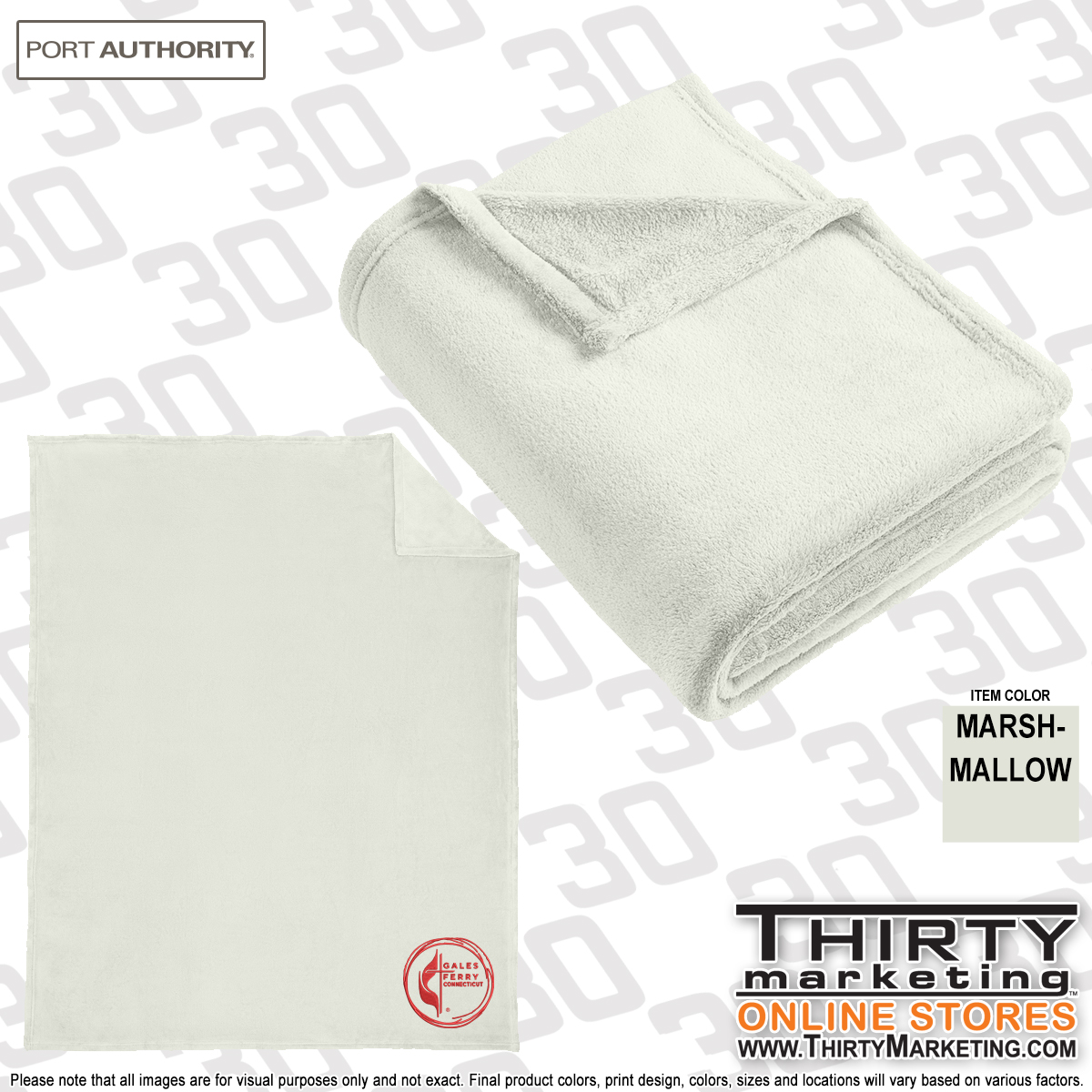 United Methodist Church Gales Ferry Ultra Plush Blanket - Image 4