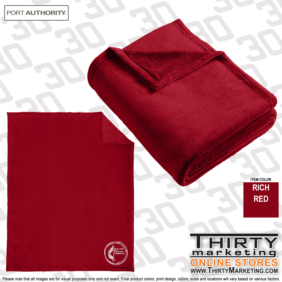 United Methodist Church Gales Ferry Ultra Plush Blanket