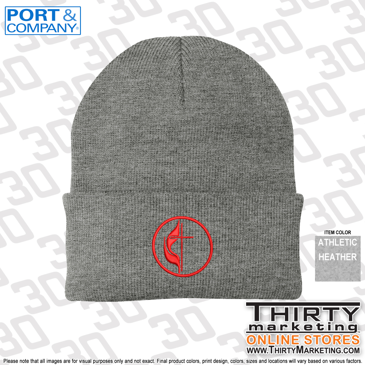 United Methodist Church Gales Ferry Knit Cap - Image 2