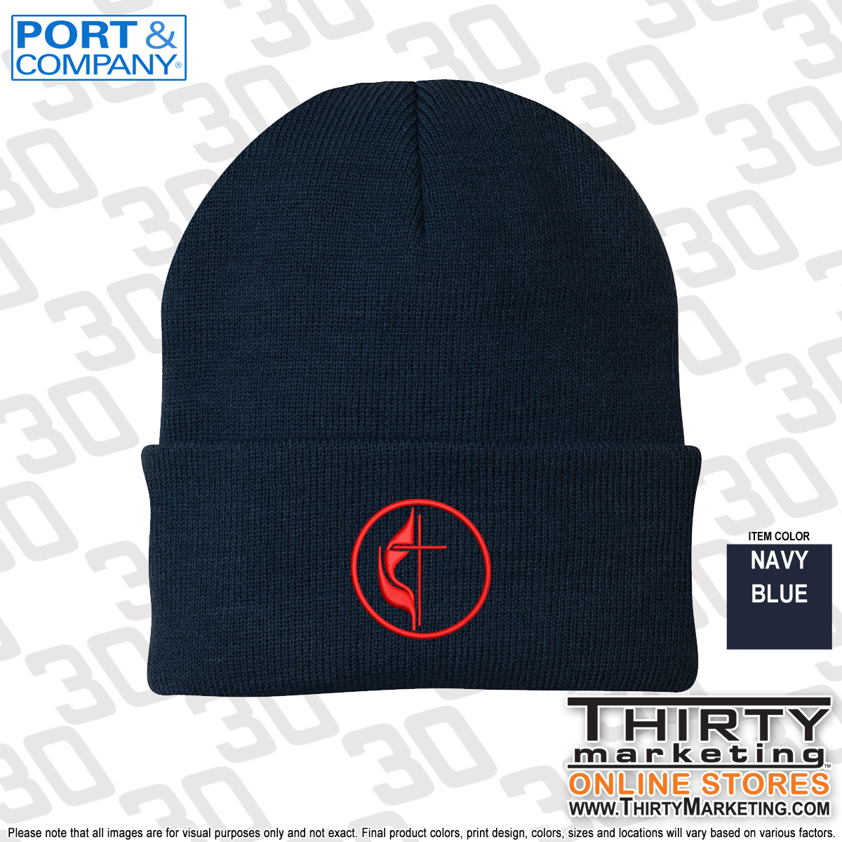 United Methodist Church Gales Ferry Knit Cap - Image 5