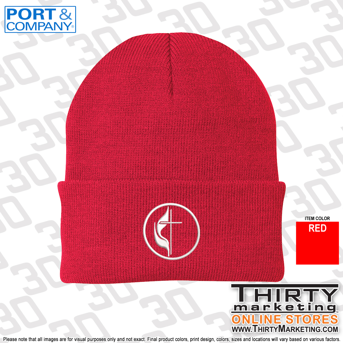 United Methodist Church Gales Ferry Knit Cap - Image 4