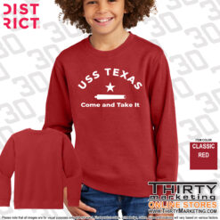 Alternative view of USS Texas FRG Crewneck Sweatshirt