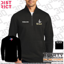 Alternative view of USS Texas FRG 1/4-Zip Sweatshirt