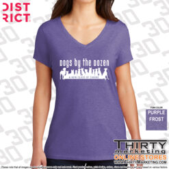 Dogs By The Dozen Perfect Tri® V-Neck Tee