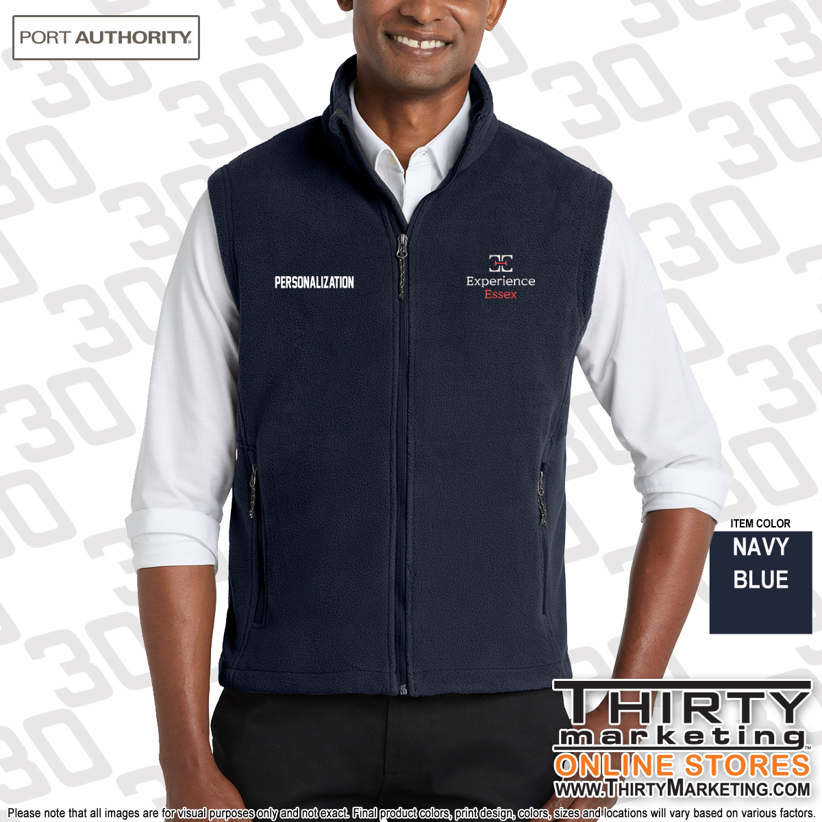 Experience Essex Fleece Vest - Image 2