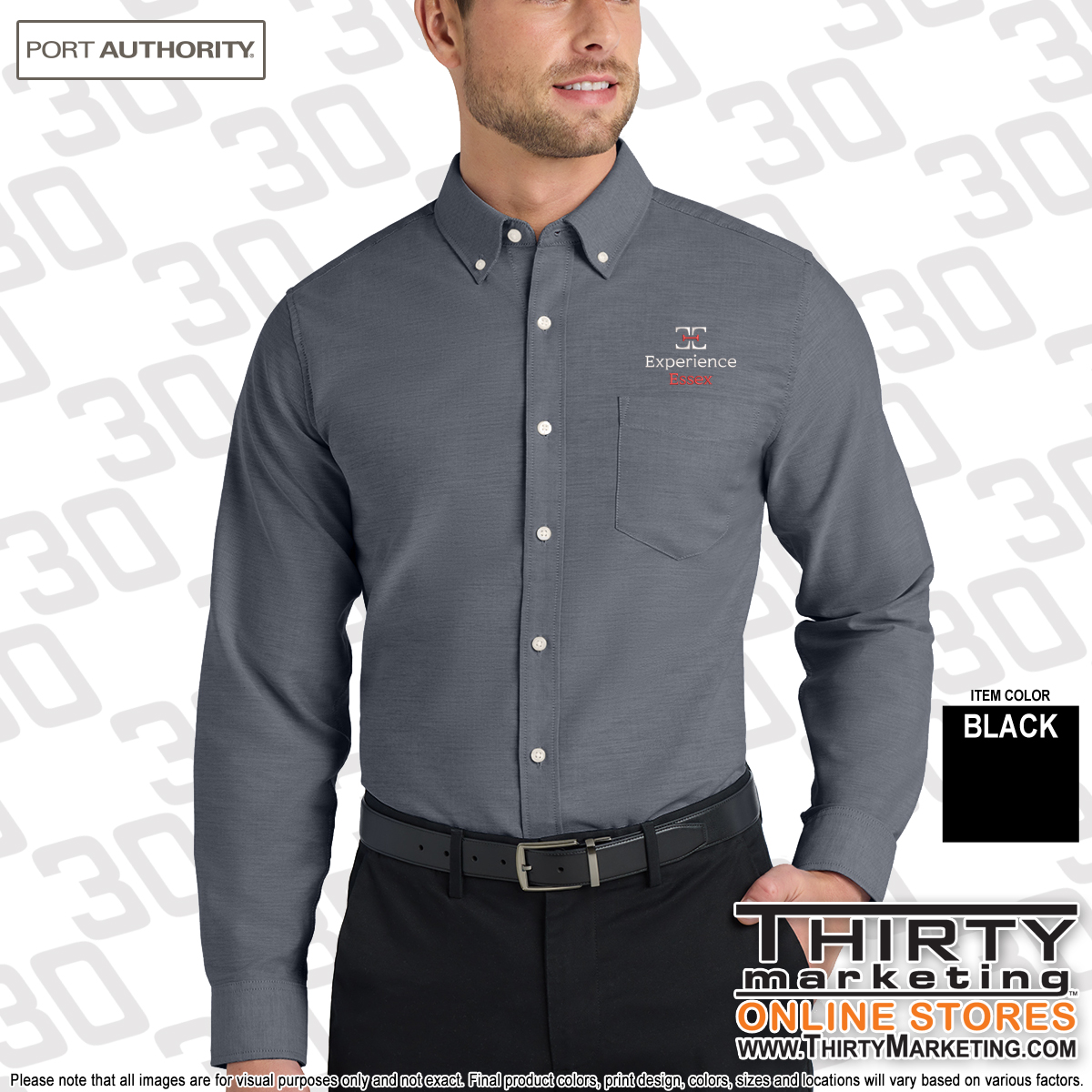 Experience Essex Port Authority® SuperPro™ Oxford Shirt - Image 5