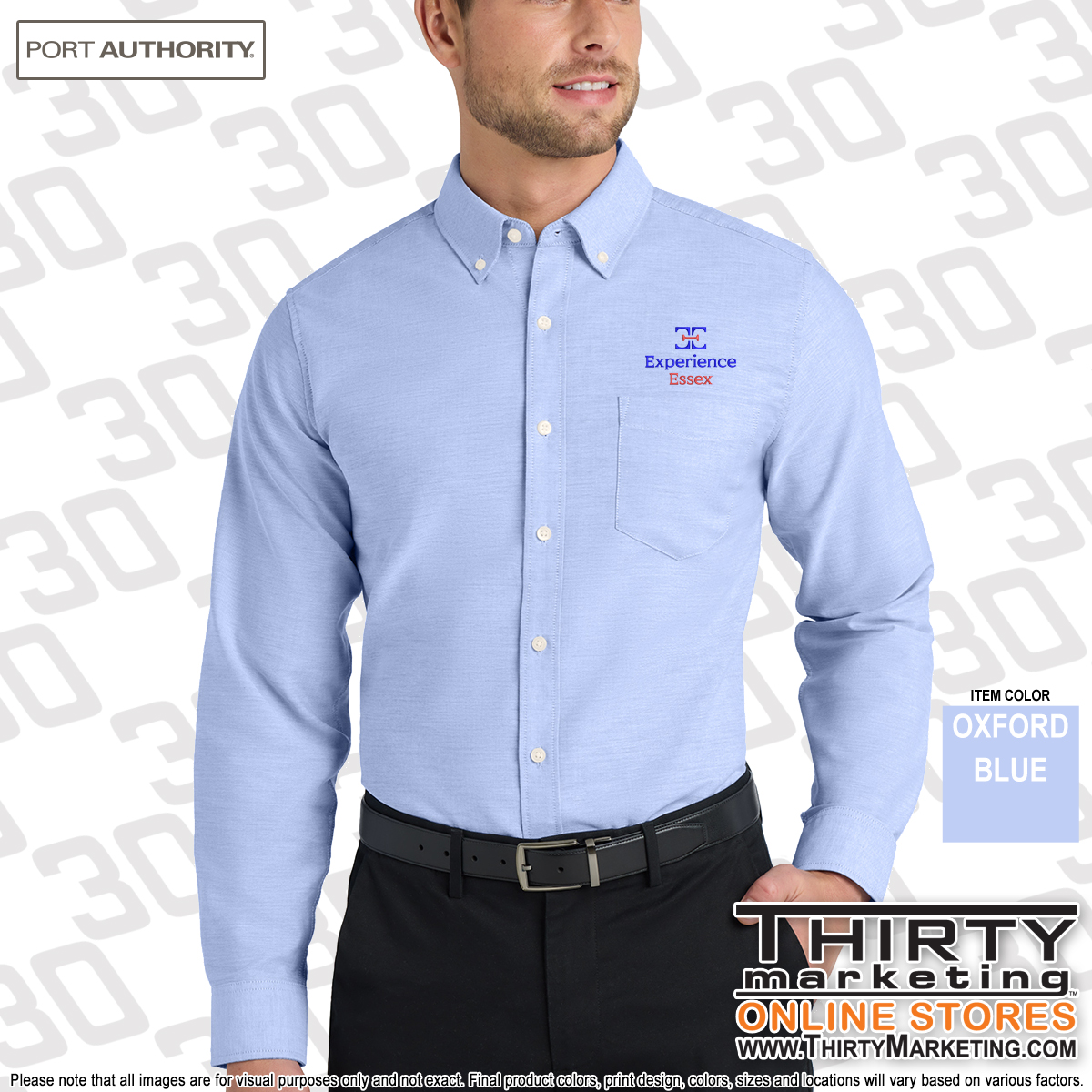 Experience Essex Port Authority® SuperPro™ Oxford Shirt