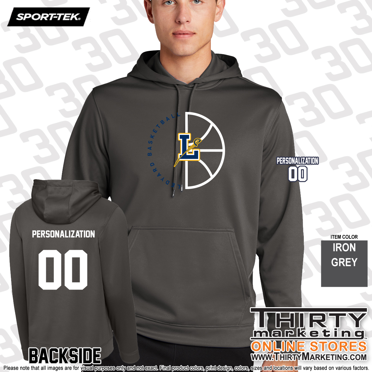 LMS Basketball Performance Hoodie - Image 6