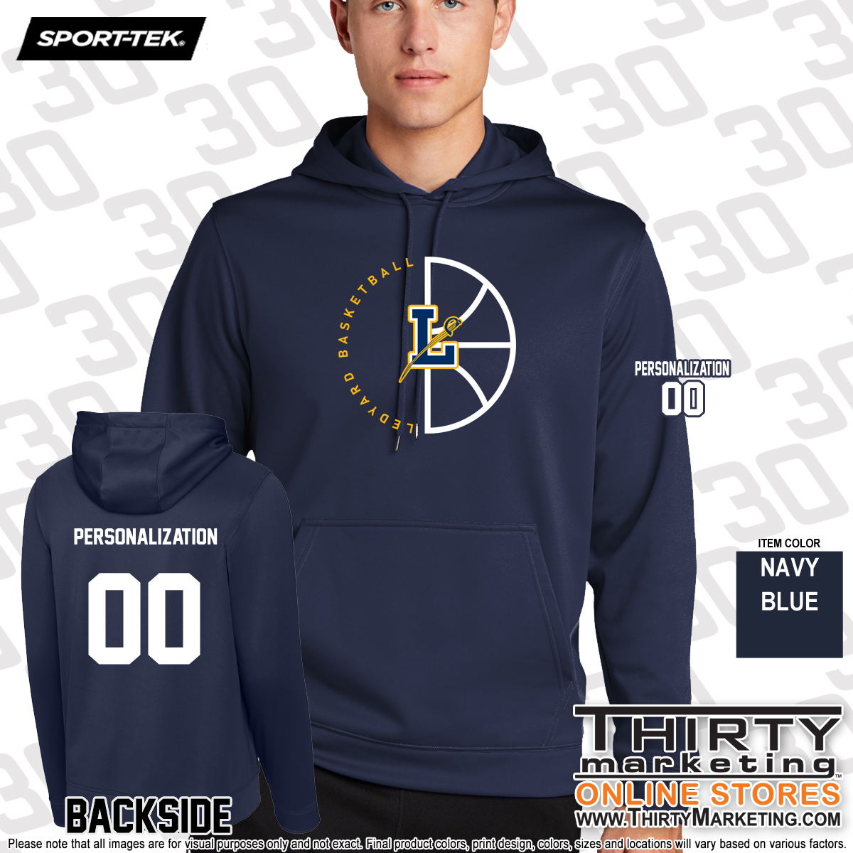 LMS Basketball Performance Hoodie - Image 4