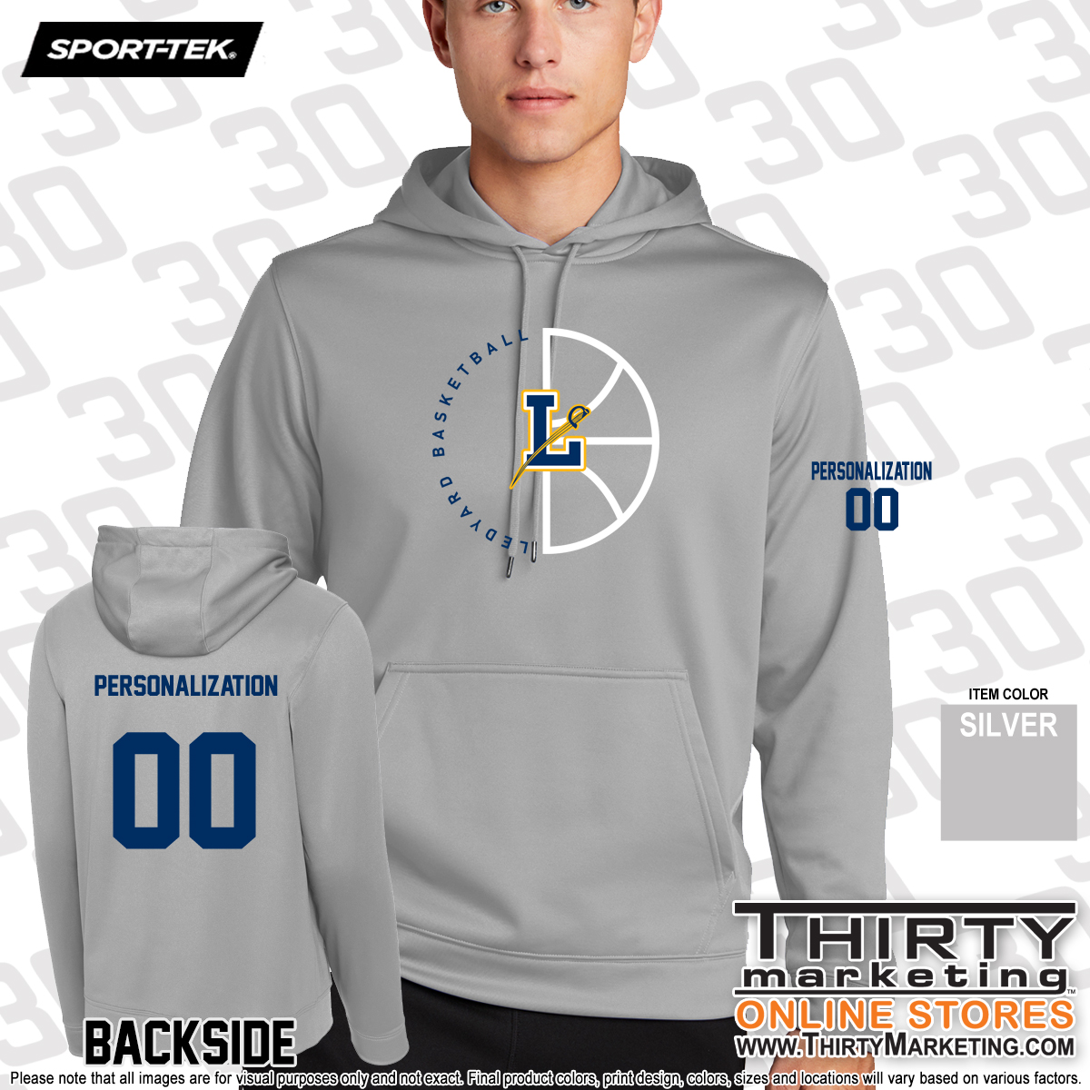 LMS Basketball Performance Hoodie - Image 2