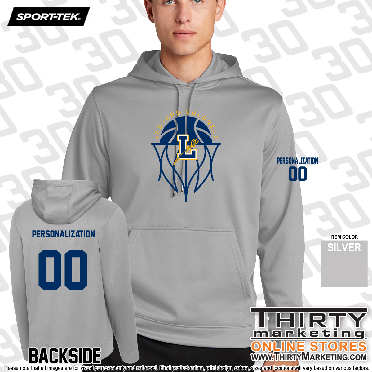 LMS Basketball Performance Hoodie - Image 3