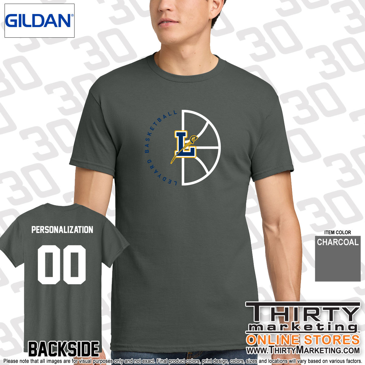 LMS Basketball Cotton T-Shirt - Image 2