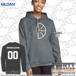 Alternative view of LMS Basketball Gildan Softstyle Hoodie