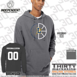 Alternative view of LMS Basketball Independent Midweight Hoodie