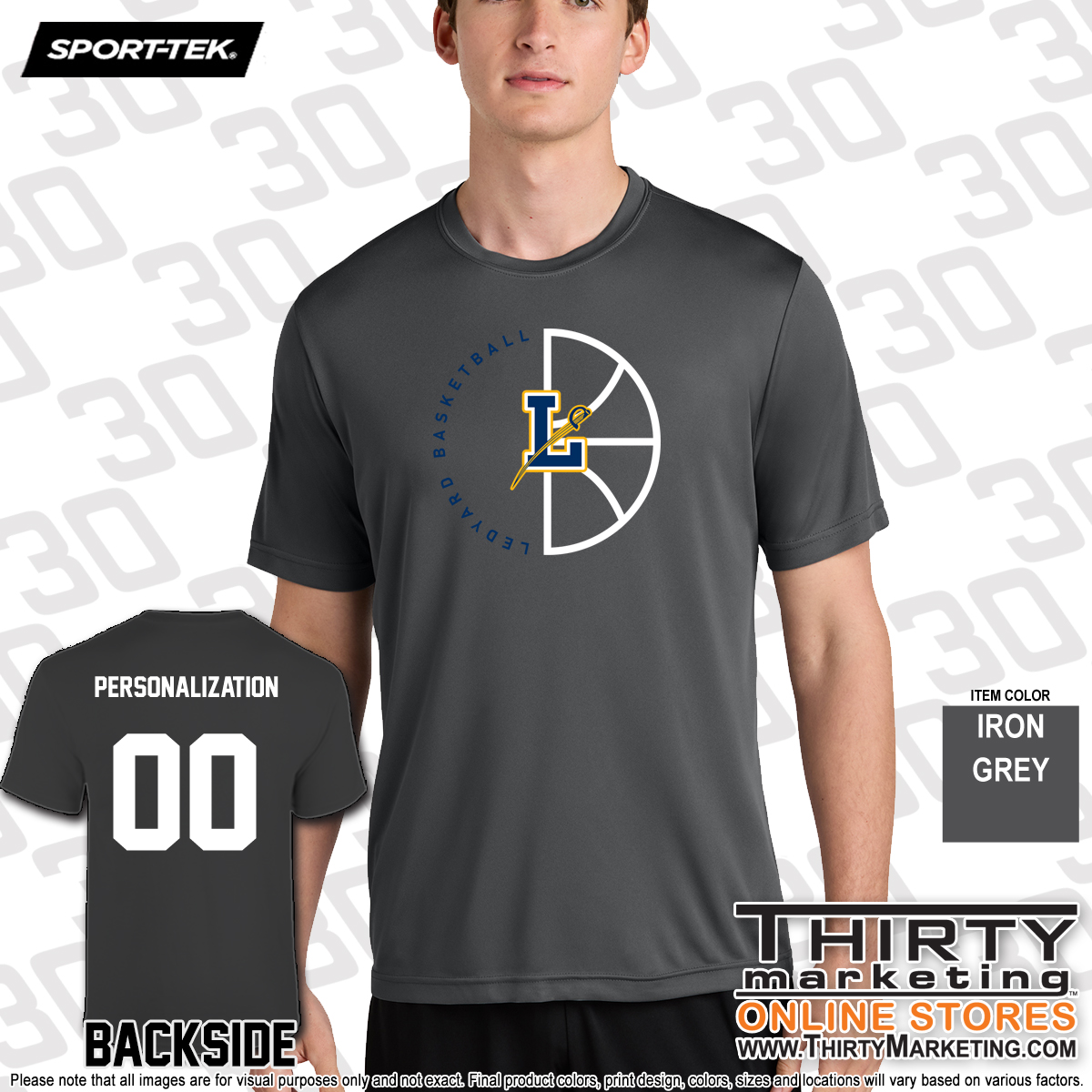 LMS Basketball Performance T-Shirt - Image 2