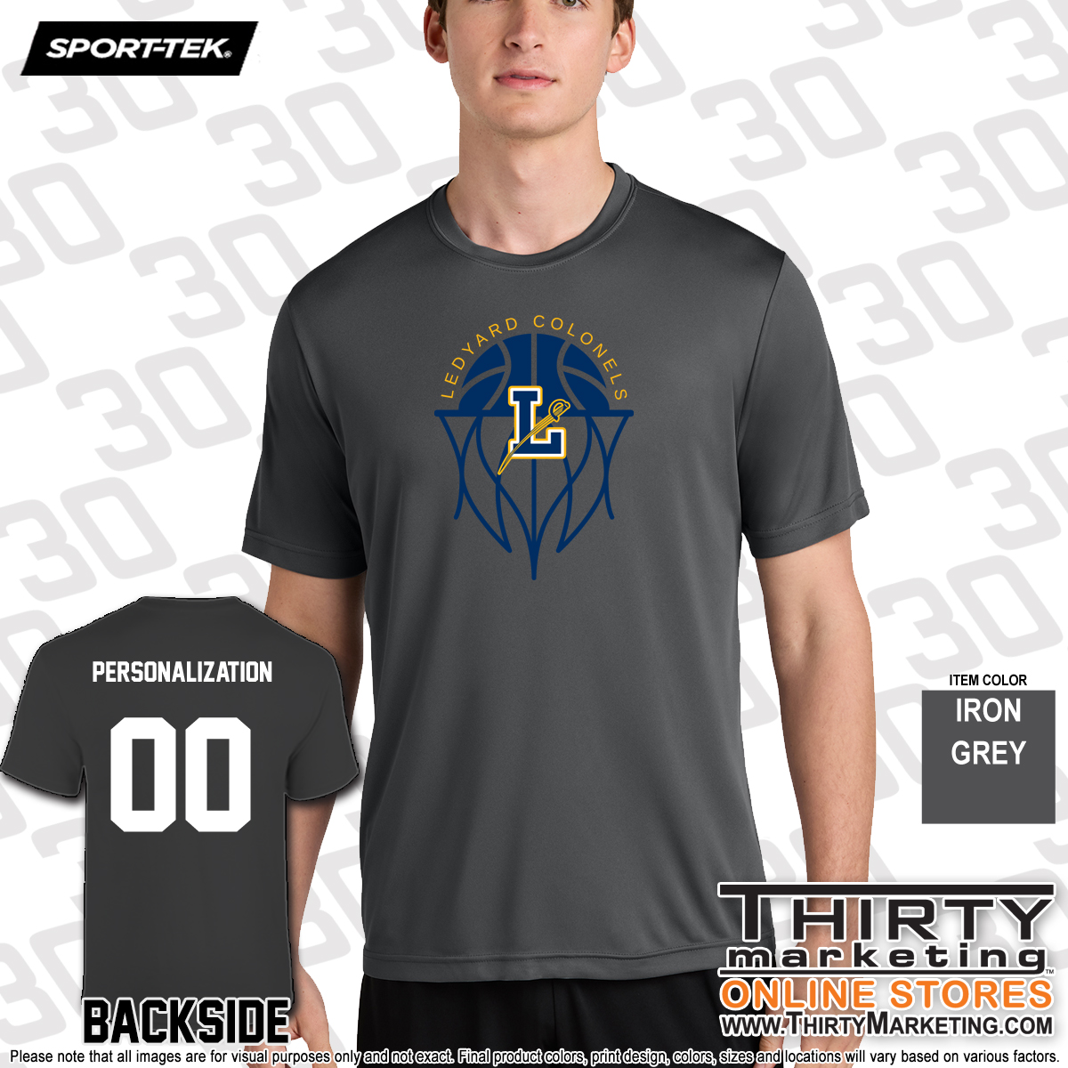 LMS Basketball Performance T-Shirt - Image 3