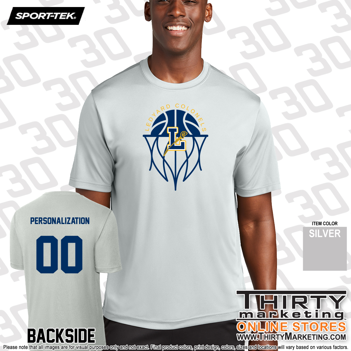 LMS Basketball Performance T-Shirt - Image 7