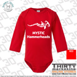 Mystic Hammerheads Infant Long Sleeve Bodysuit