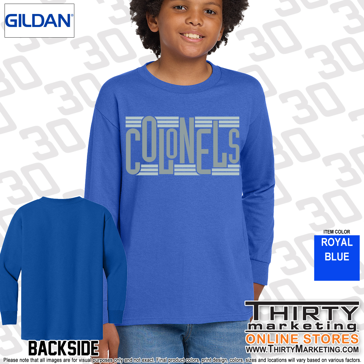 GHS Colonels Long Sleeve T-Shirt