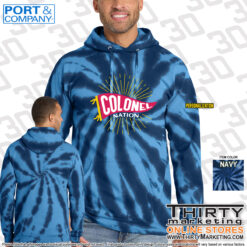 Alternative view of GHS Colonel Nation Tie-Dye Hoodie