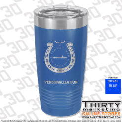 Alternative view of USS Texas FRG 20oz Engraved Ringneck Tumbler