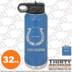 USS Texas FRG 32oz Engraved Water Bottle