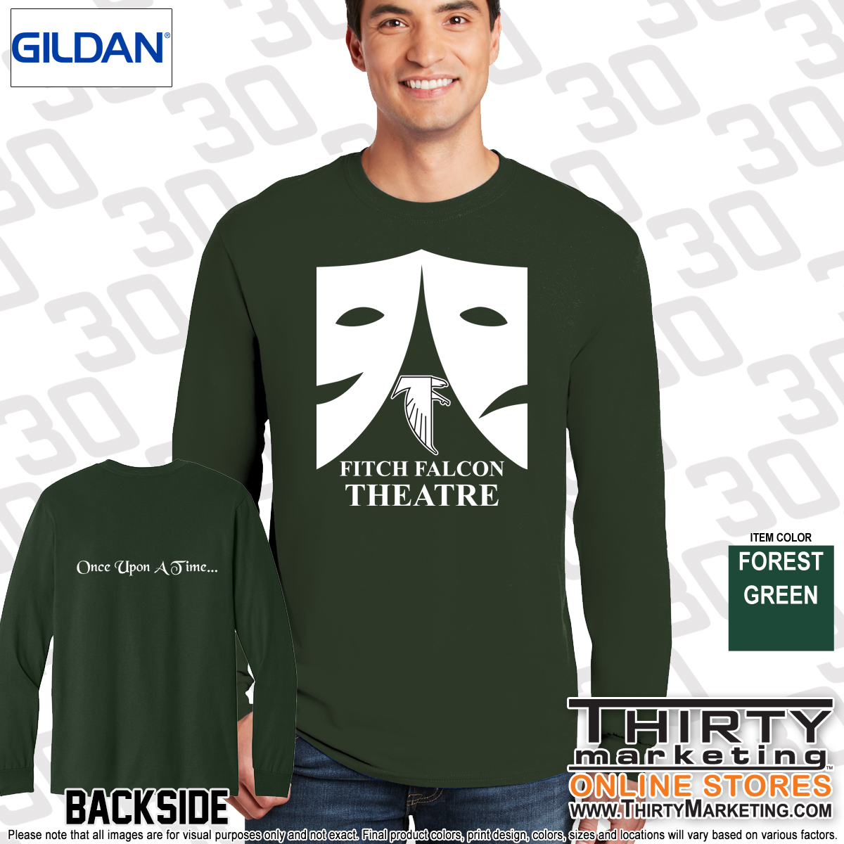 Falcon Theatre Long Sleeve Shirt - Image 3