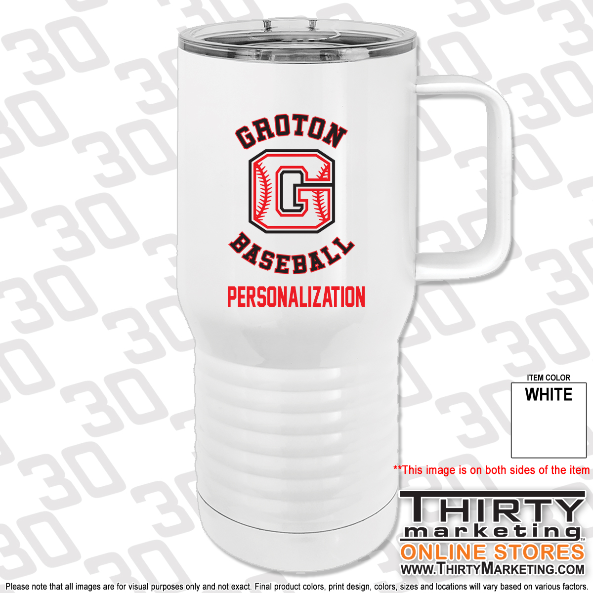 Groton Little League 20oz Insulated Travel Mug