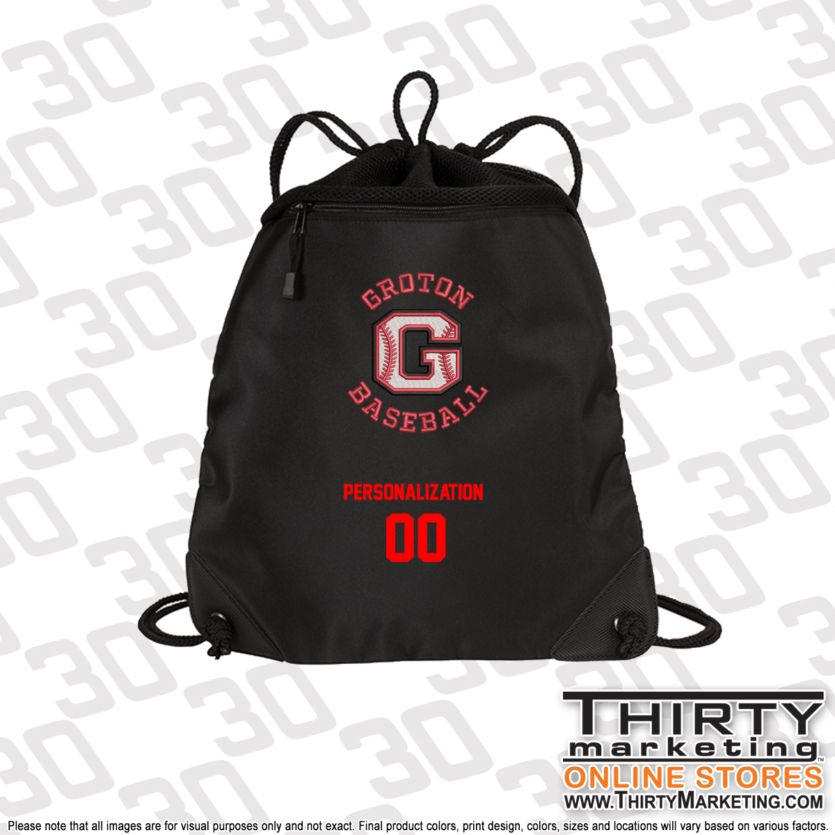 Groton Little League Cinch Pack - Image 2