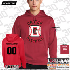 Alternative view of Groton Little League Sport-Tek® Performance Fleece Hoodie