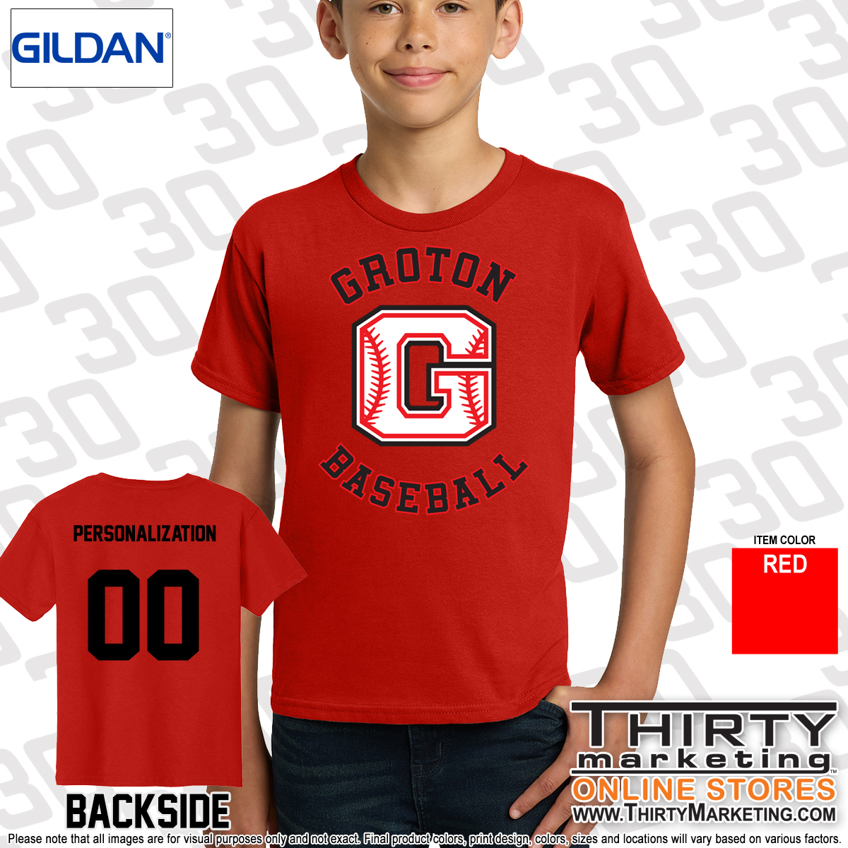 Groton Little League Cotton T-Shirt