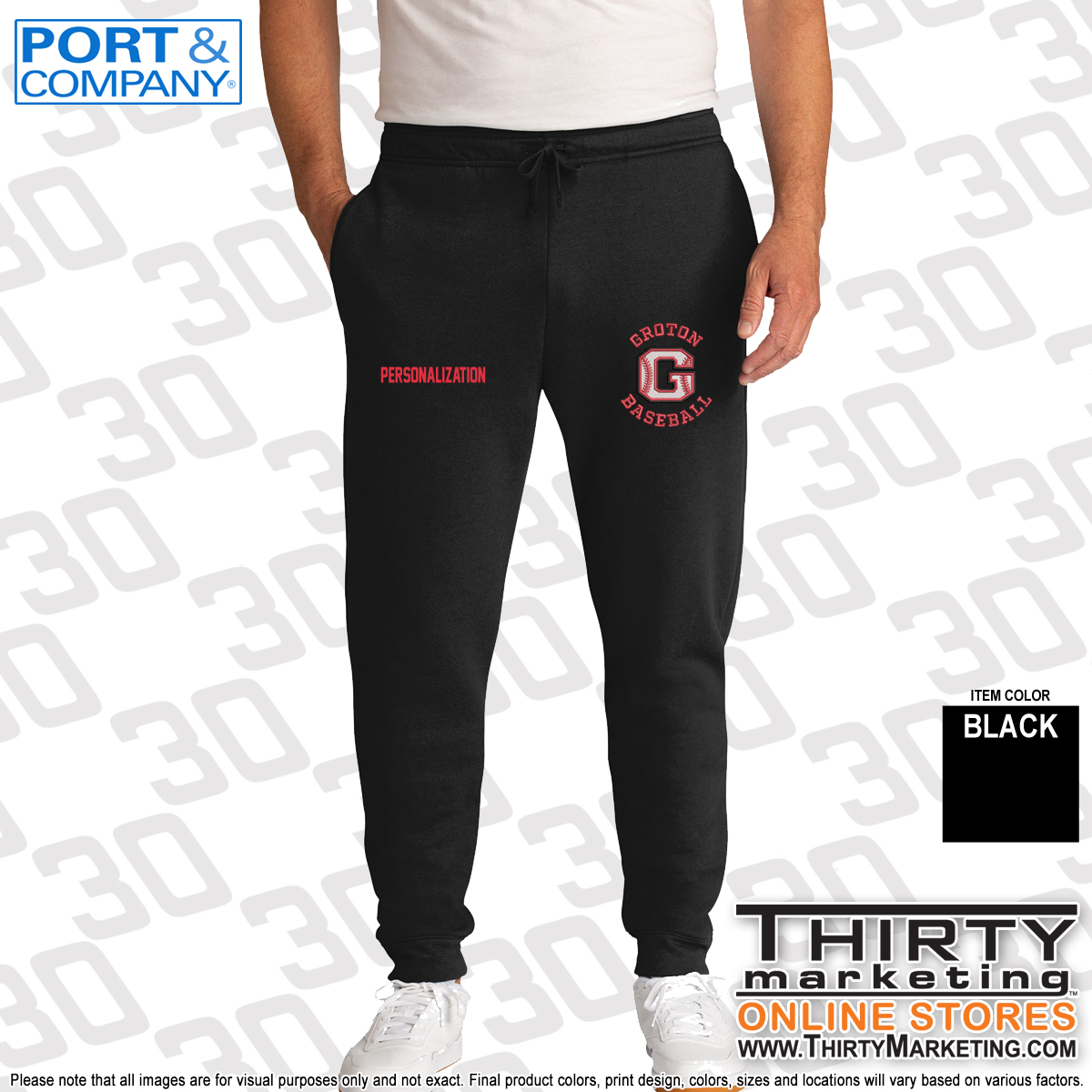 Groton Little League Fleece Jogger