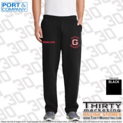 Groton Little League Open-Bottom Sweatpants with Pockets