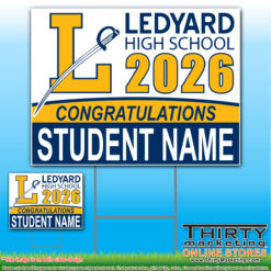 LHS Class of 2026 Graduation Yard Sign