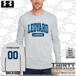 Alternative view of LHS Boys Lacrosse UnderArmour Tech Long Sleeve T-Shirt
