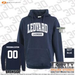 LHS Boys Lacrosse Pennant Rugger Hoodie