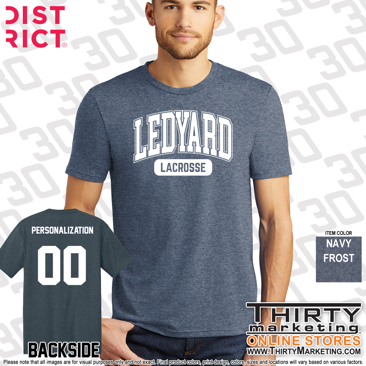 LHS Boys Lacrosse District Tee - Image 5